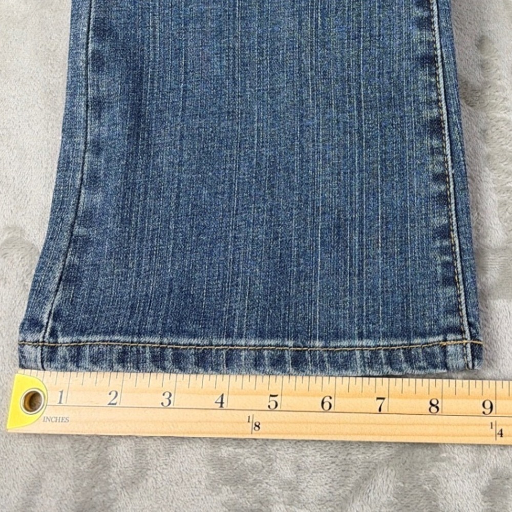 Guess Jeans Belmont Flare Blue Denim Medium Wash Low Rise Size 27 Q718N171 NEW - Picture 6 of 8